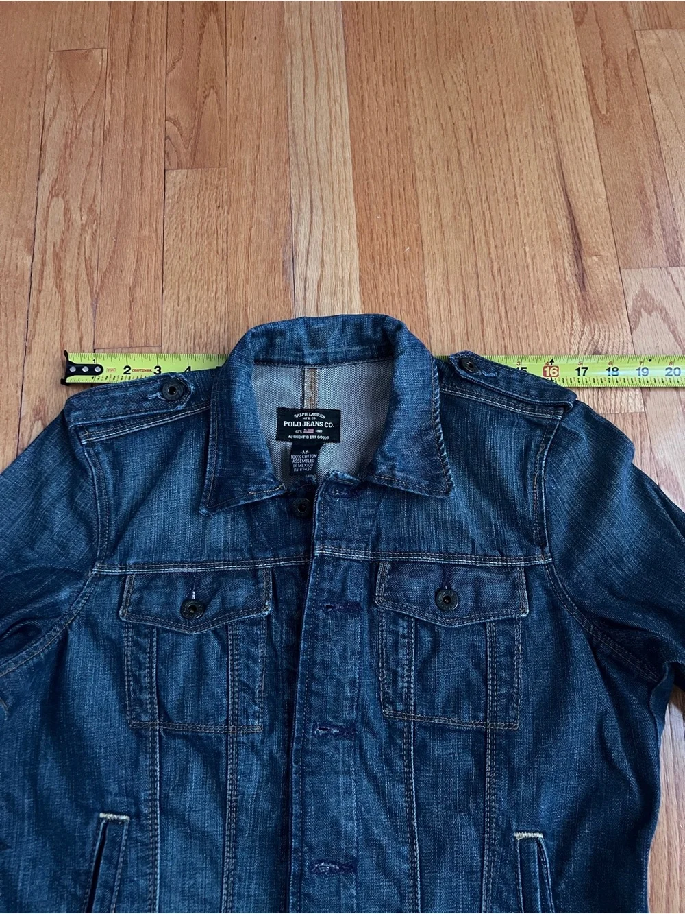 Ralph Lauren Polo Jeans Co. Dark Blue Denim Jacket - Picture 7 of 10